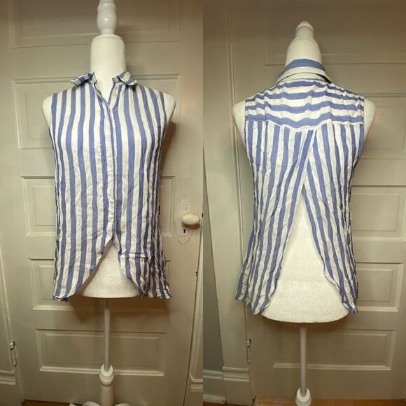 Romeo + Juliet Couture Open Back Button Up - Picture 1 of 8